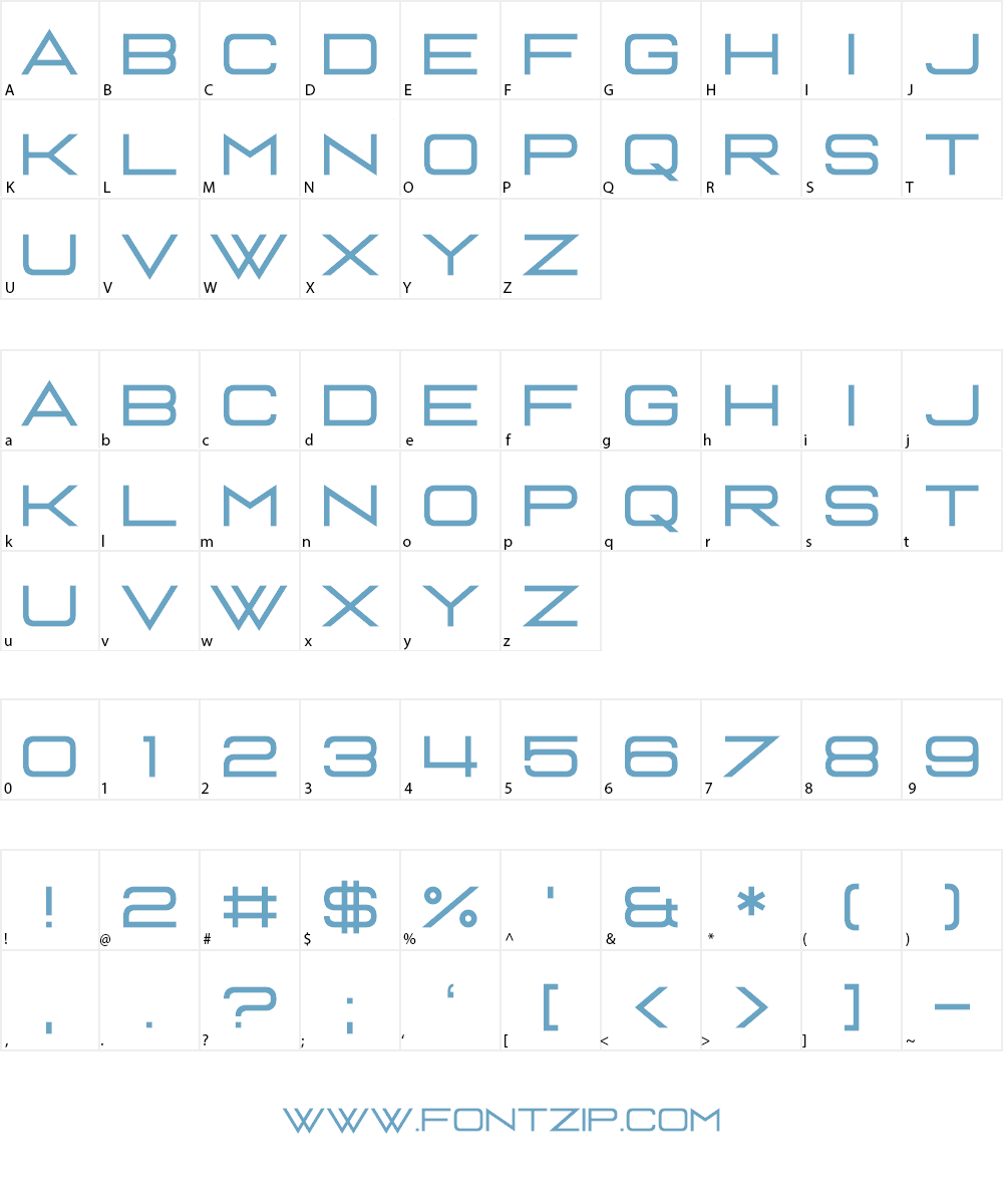 Nobody Talks Font Character